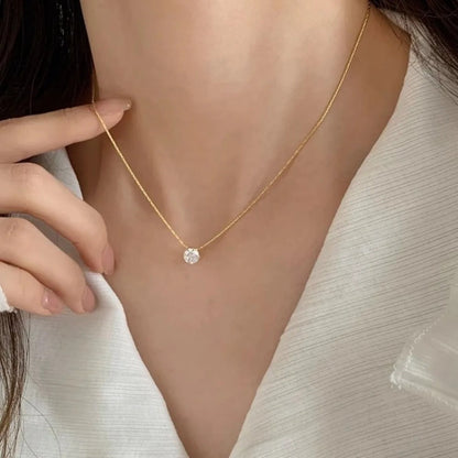Moissanite kivilõõts Cléa kaelakee